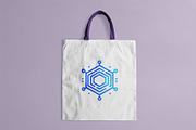 Digital tech hexagon modern logo, a Branding & Logo Template by Vectorium Studio (Thumbnail 7 of 9)