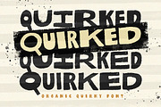 Quirked - Organic Quirky Font, a Handwritten Font by Letterhend Studio (Thumbnail 1 of 9)