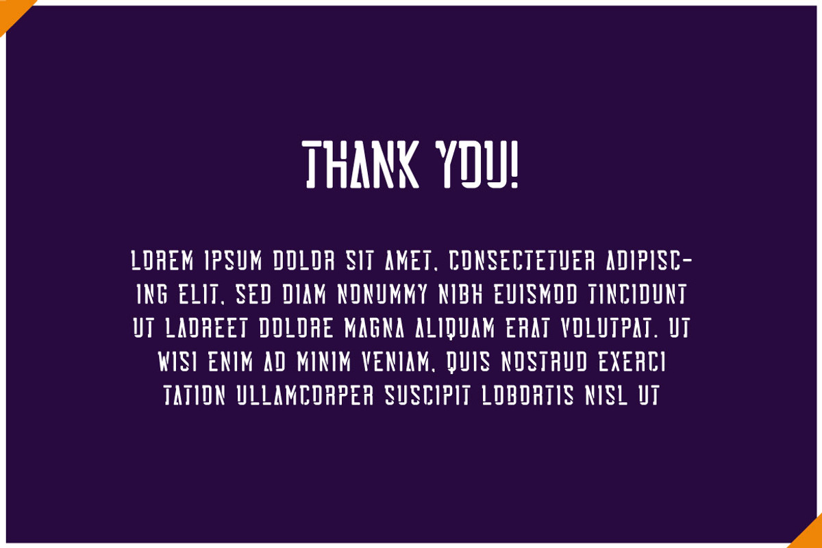Rainer - Futuristic Display Font, a Sans Serif Font by Mightyfire (Photo 3 of 3)
