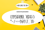 Here comes the sun - Display Font, a Font by Fikryal Studio (Thumbnail 11 of 12)