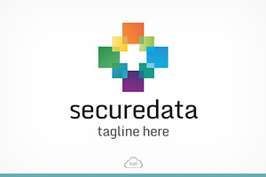 Secure Data Logo Template