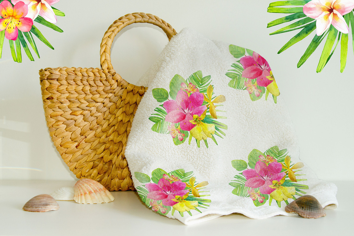Tropical Flower Set, an Illustration by Mona Monash (Photo 9 of 12)