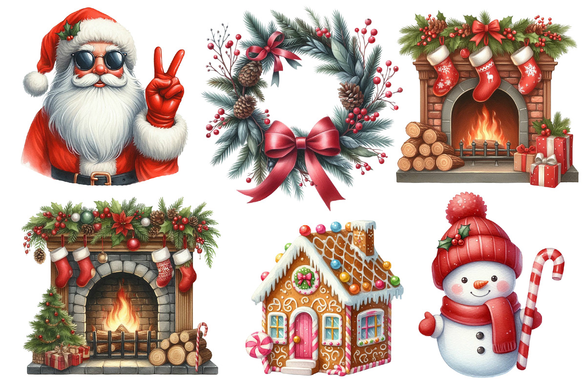 Sweet Christmas Sublimation Bundle, an Illustration by Designworld (Photo 3 of 6)