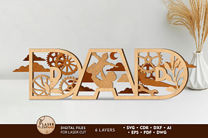 DAD Multilayer Laser Cut Template