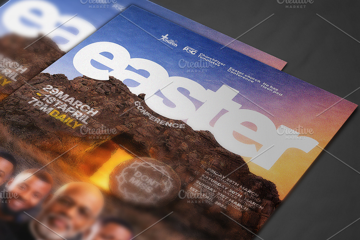 Easter Conference Flyer Psd, a Social Media Template by church flyer templates (Photo 4 of 6)