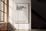 The Loft Scene Frame Mockup, a Poster Template by makeitnicemockups (Thumbnail 3 of 9)