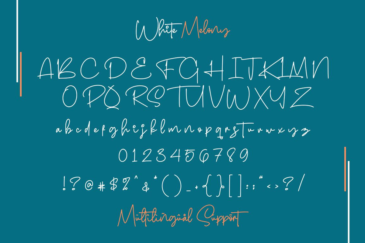 White Melony - New Signature Font preview 6