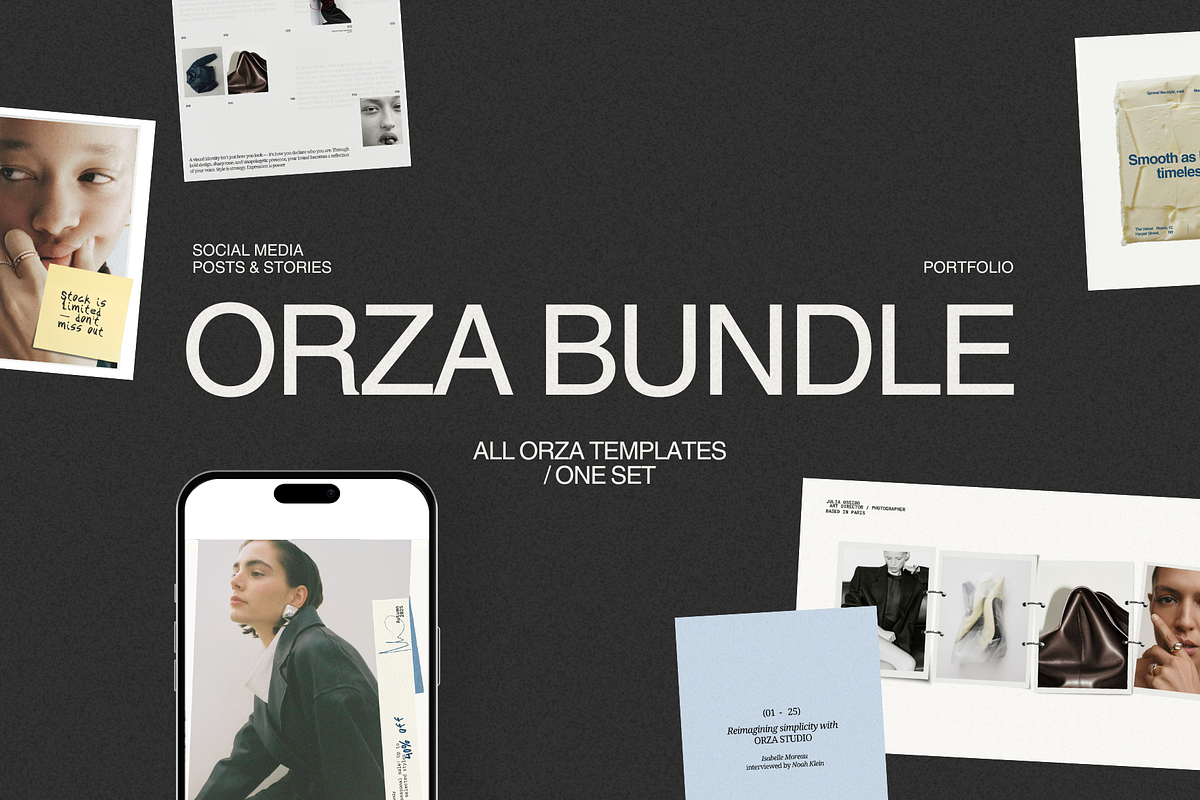ORZA BUNDLE | ALL TEMPLATES, a Social Media Template by Simple có (Photo 1 of 6)