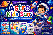 Astro Kids Sans, a Serif Font by Wow Magic (Thumbnail 7 of 7)