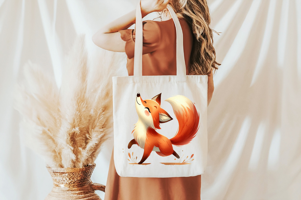 Cute Fox Clipart PNG, an Illustration by Libby Wishes (Photo 6 of 6)