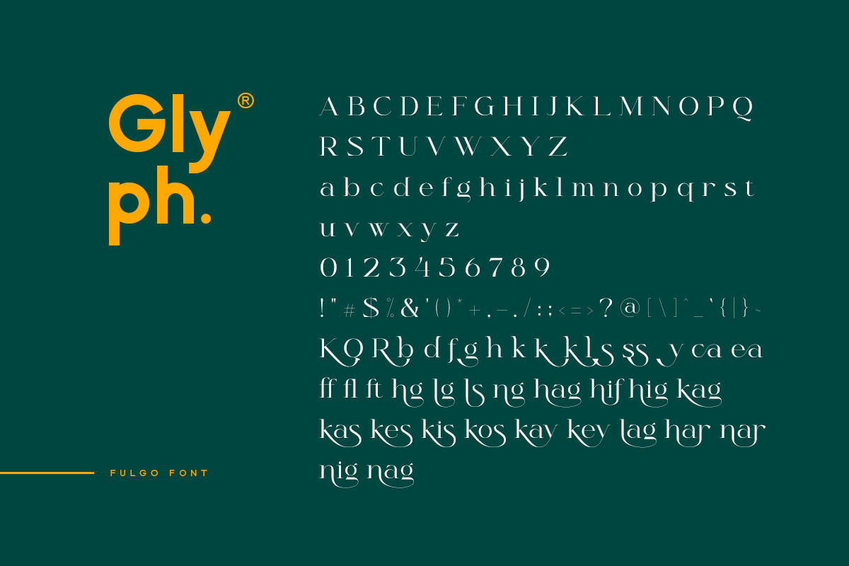 Fulgo Font, a Serif Font by vuuuds (Photo 16 of 16)