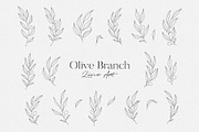 Watercolor Olive Branches Leaves, an Illustration by Creatchees.std (Thumbnail 8 of 13)