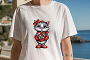 Valentine Cats Clipart, an Illustration by SVGArt (Thumbnail 4 of 7)