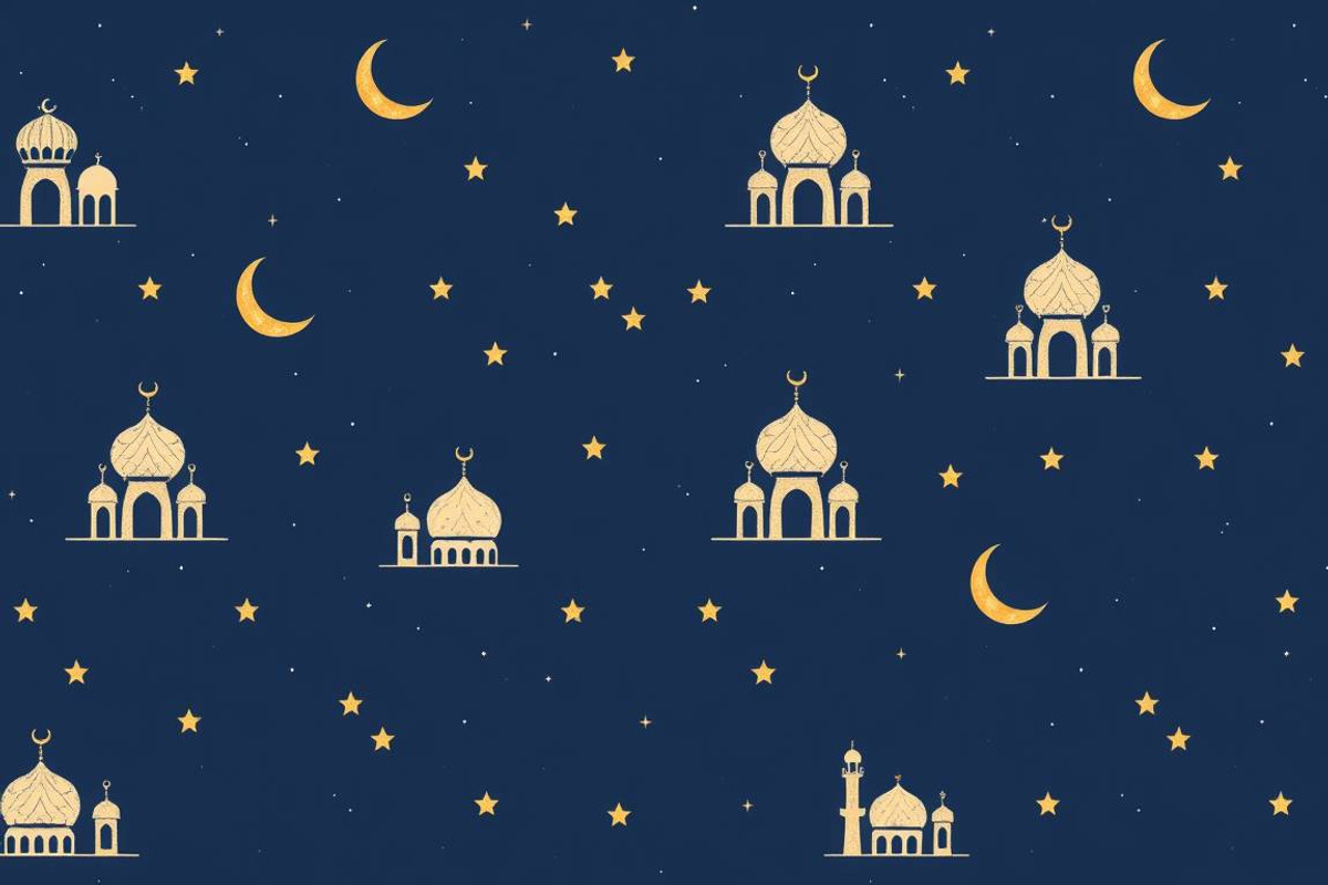 45 Ramadan Mosque Pattern Background, a Background Graphic by adenpinkstore (Photo 6 of 8)