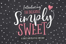The Simply Sweet Font Duo