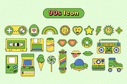 90s Summer Instagram Template, a Social Media Template by muhisya (Thumbnail 13 of 14)