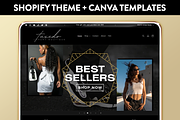 Tuxedo Shopify Theme, a Shopify Template by Lavender Skye Studio (Thumbnail 1 of 3)