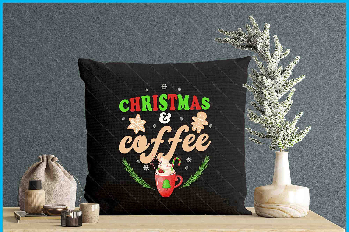 Christmas And Coffee Gingerbread SVG, a Graphic by Creativeusart (Photo 3 of 4)