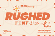 RUGHED: Display Font, a Font by jackandson (Thumbnail 1 of 7)