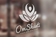 Om Shanti - Yoga and Meditation Logo, a Branding & Logo Template by Mocca Design (Thumbnail 7 of 7)