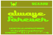 Learning font, a Script Font by weknow (Thumbnail 2 of 5)