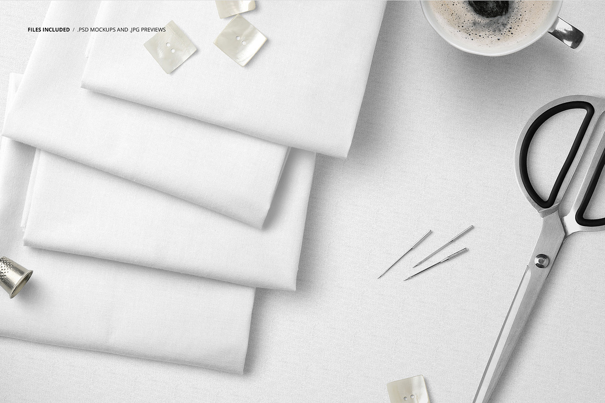 Folded Fabrics Mockup 24/FF v.6, a Product Mockup by creatsy5 (Photo 2 of 7)