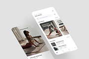 Lotus - Yoga App UI Kit, an UI Kit Template by iDoodle Studio (Thumbnail 2 of 4)