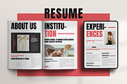 Resume Portfolio Brochure Template, a Magazine Template by PrintIdea (Thumbnail 3 of 5)
