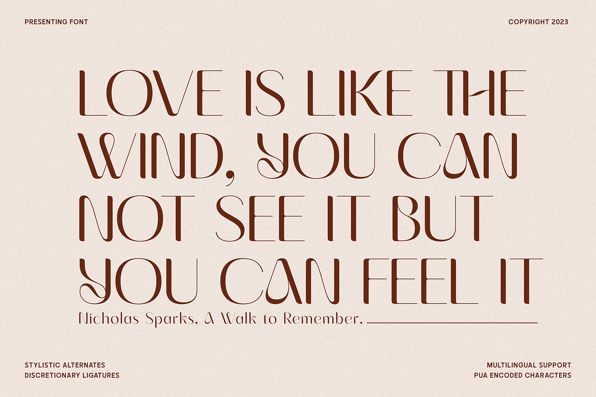 Lovan, a Sans Serif Font by Sign Studio (Photo 2 of 10)
