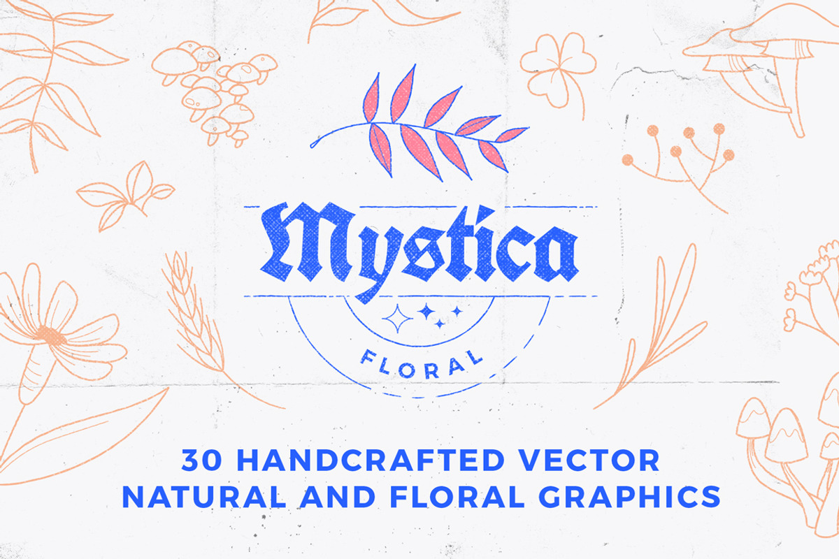 Mystica Floral Collection, a Texture Illustration by Elevens (Photo 1 of 6)