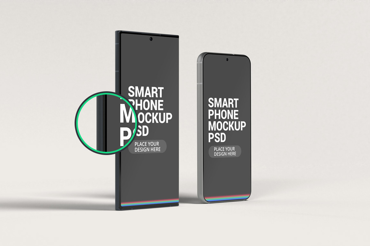 Galaxy S22 & S22 Ultra Mockup, an Apparel Mockup by Modern Studio (Photo 3 of 8)