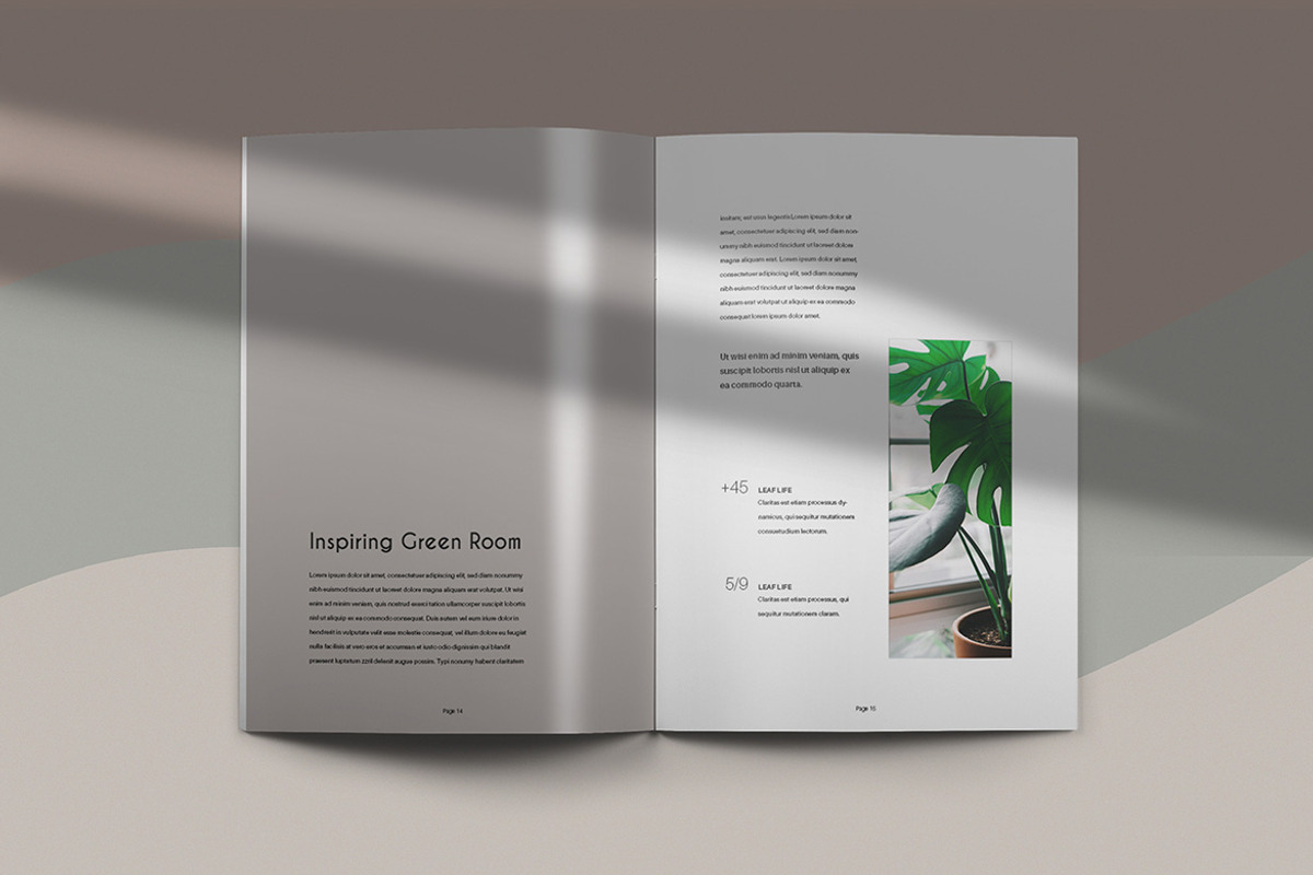 Quaro & Gillen - Botanical Brochure, a Magazine Template by KAZ by IanMikraz Studio (Photo 5 of 11)