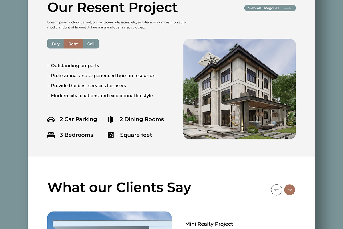 Real Estate Landing Page Layout, a Landing Page Template by CreativeShaper (Photo 4 of 5)