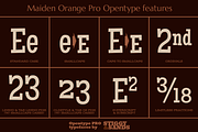 Maiden Orange Pro, a Serif Font by Stiggy & Sands (Thumbnail 4 of 5)