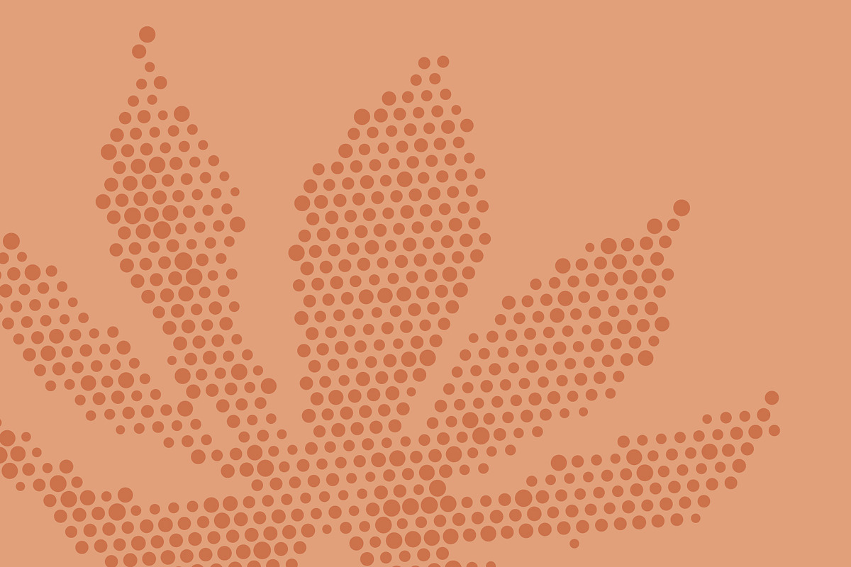 Leaf Tones Vol. 1 | Halftone Leaves, a Pattern Graphic by invisiblelayer (Photo 5 of 5)