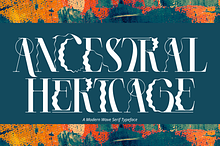 Ancestral Heritage - Distorted Font
