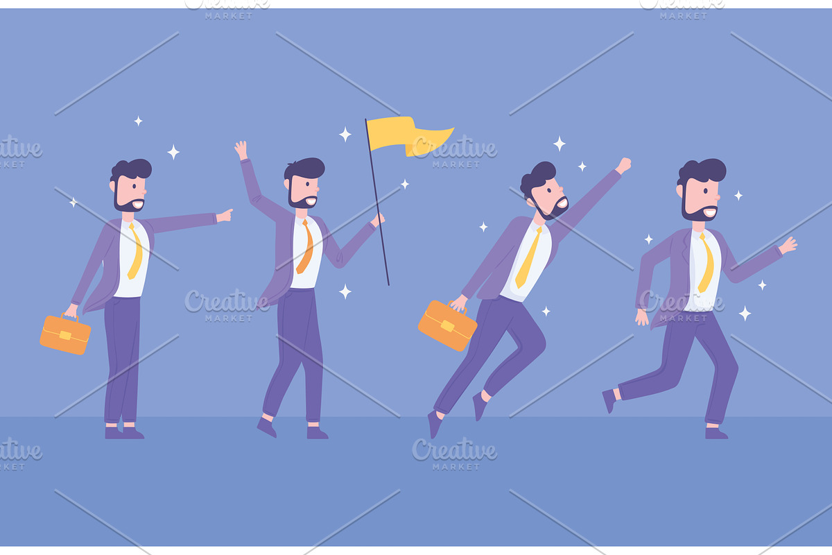 people business progress, a Person Illustration by studiogstock