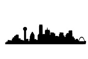 10x Files Pack Dallas City Skyline, an Illustration by HQPhoto Store (Thumbnail 6 of 6)