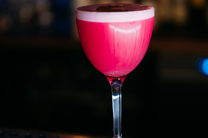 Cocktail glass alcoholic drink liquor served pub, a Food & Drink Photo by Photo Drive Studio