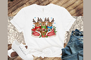 Merry Christmas Reindeer PNG Sublima, an Illustration by Sublimation Artist (Thumbnail 2 of 9)