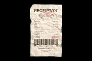 Сrumpled Receipt Mockup, an Advertising Mockup by Design Squad (Thumbnail 3 of 3)
