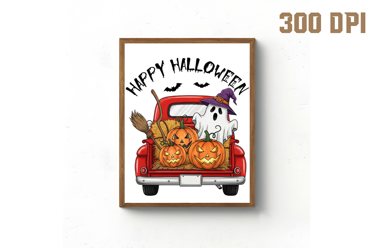 Happy Halloween Sublimation PNG, an Illustration by Libby Wishes (Photo 6 of 6)