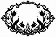 Elegant Floral Frame Set, an Illustration by BIPLOB EXPERT (Thumbnail 2 of 9)