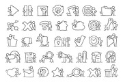 Cartoon social media icons, an Icon by Sapunkele (Thumbnail 2 of 2)