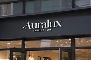Logo Mockup Facade Sign