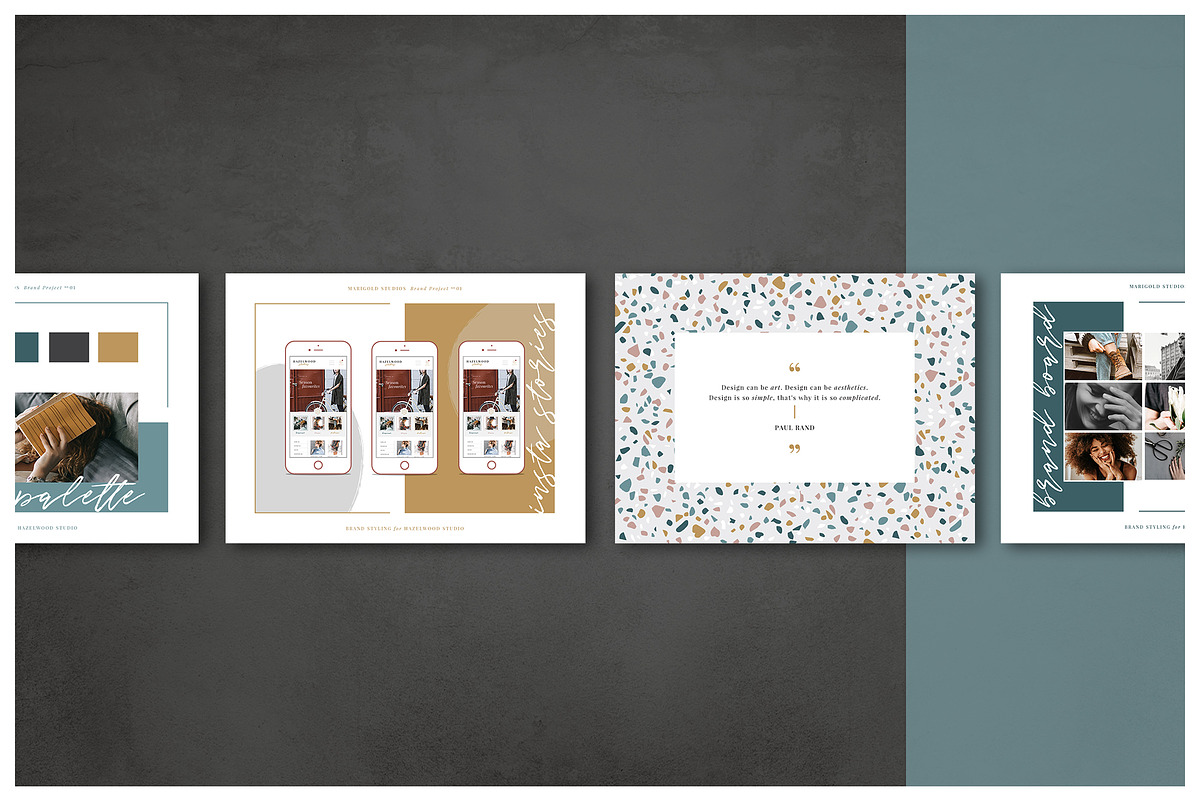 HAZELWOOD | Social Pack | Psd & Indd, a Social Media Template by Marigold Studios (Photo 9 of 10)