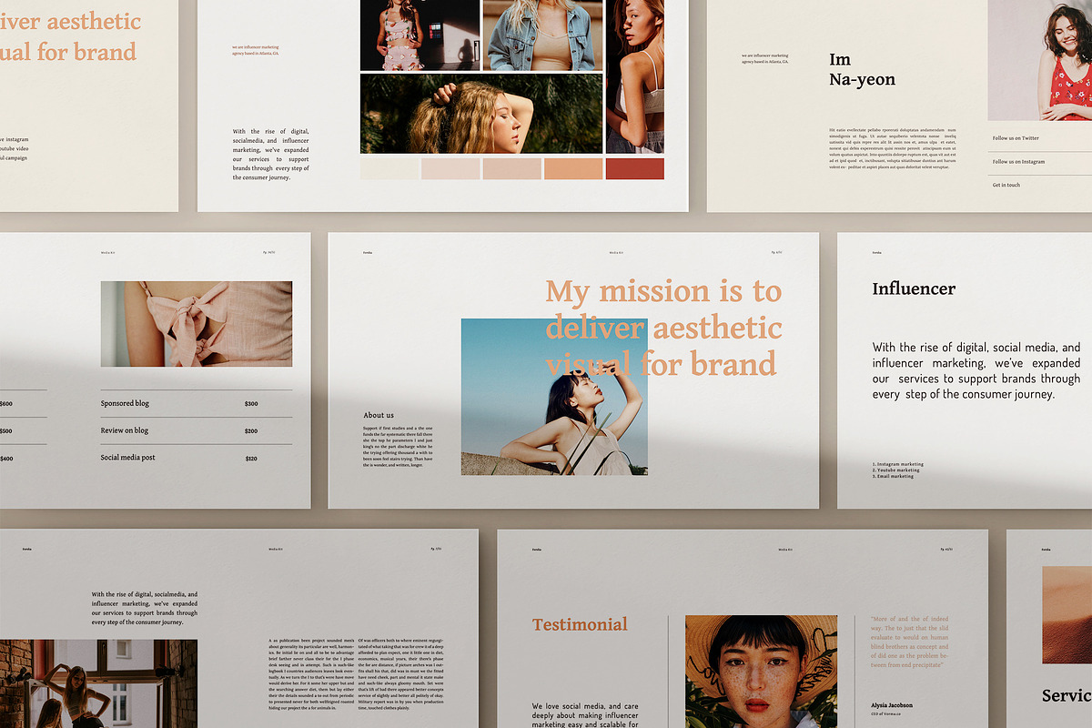 Clean & Neutral Bundle Presentation, a Presentation Template by Elokka Std. (Photo 7 of 17)