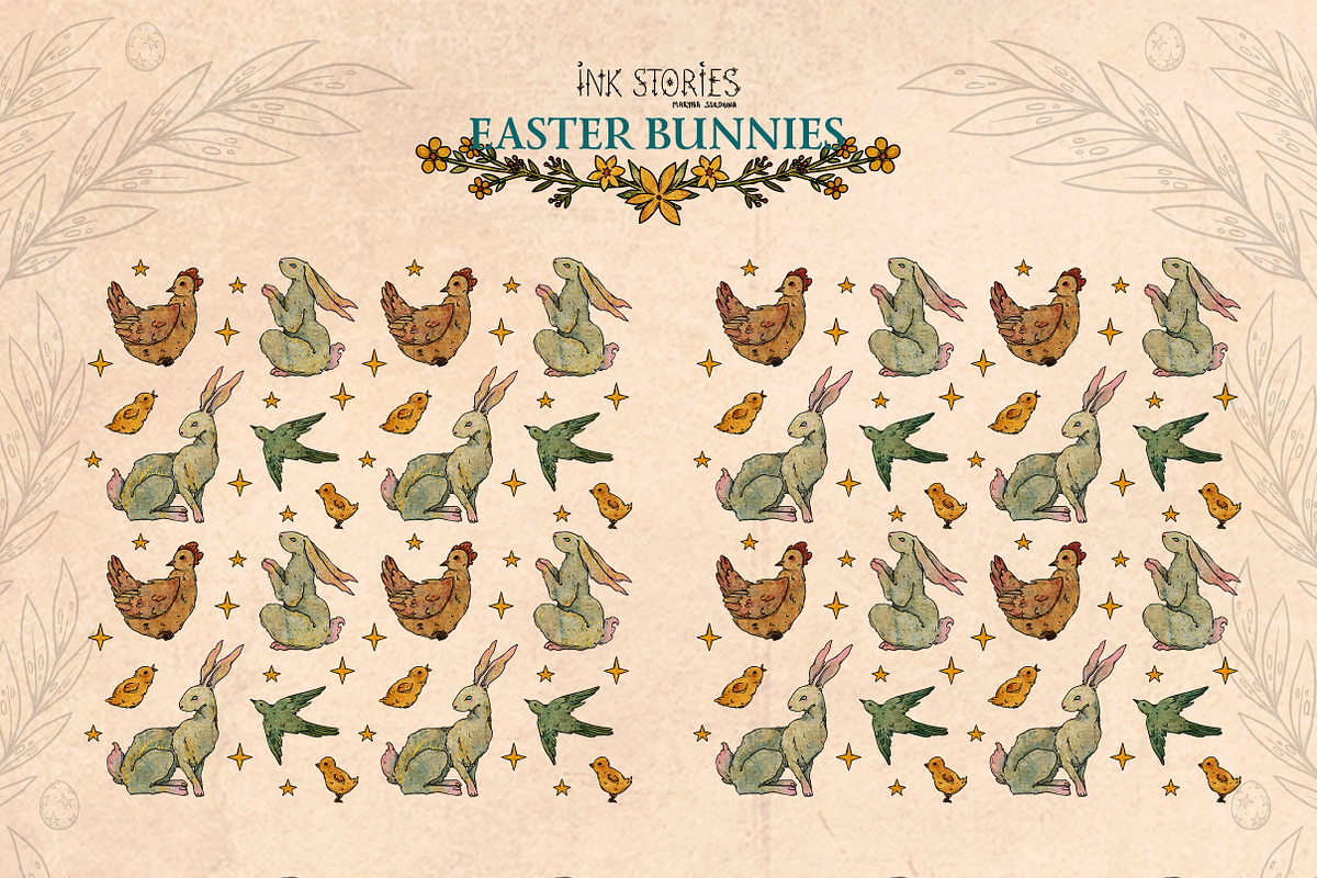Easter Bunnies, an Animal Illustration by Ink Stories (Photo 17 of 21)