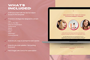Canva Cosmetic Brand Sales Page, a Landing Page Template by Unalome Design Studio (Thumbnail 4 of 6)