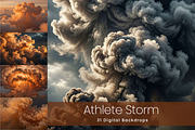 31 Athlete Storm Digital Backdrops, a Background Graphic by 3Motional (Thumbnail 1 of 16)